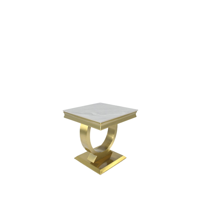 Chelsea/Arianna Matt Gold Lamp Table 50cm (All Colours)