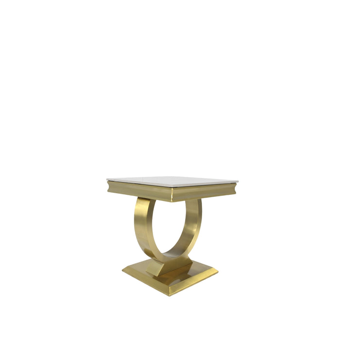 Chelsea/Arianna Matt Gold Lamp Table 50cm (All Colours)