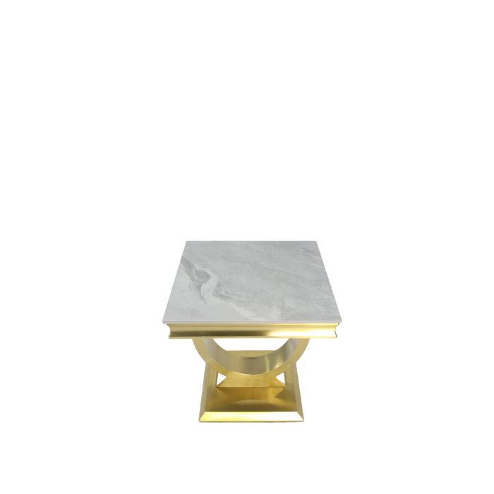 Chelsea/Arianna Matt Gold Lamp Table 50cm (All Colours)