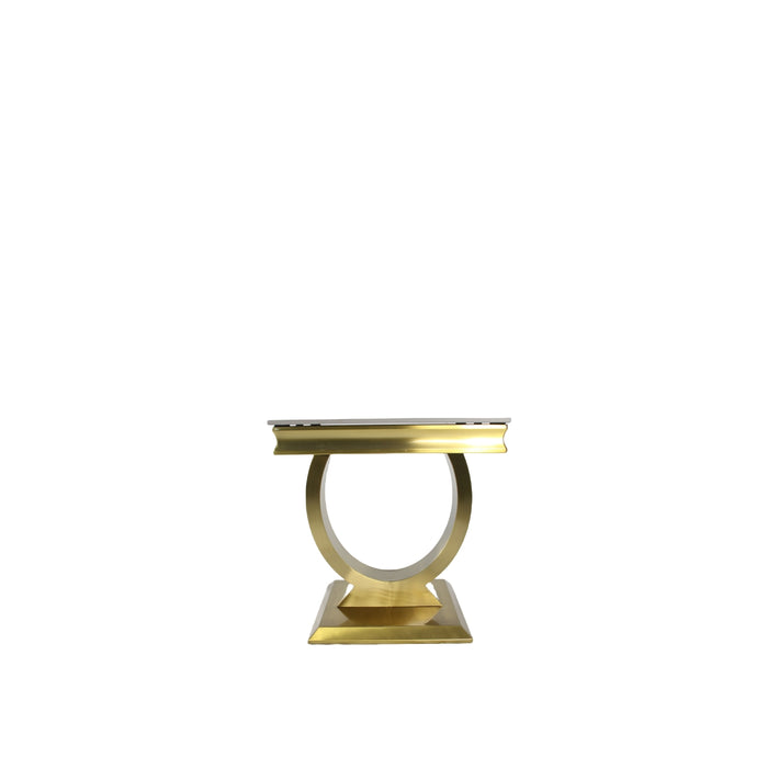 Chelsea/Arianna Matt Gold Lamp Table 50cm (All Colours)