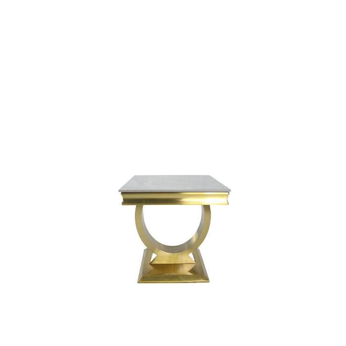 Chelsea/Arianna Matt Gold Lamp Table 50cm (All Colours)