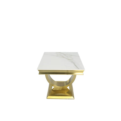 Chelsea/Arianna Matt Gold Lamp Table 50cm (All Colours)