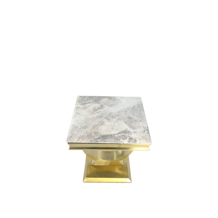 Chelsea/Arianna Matt Gold Lamp Table 50cm (All Colours)