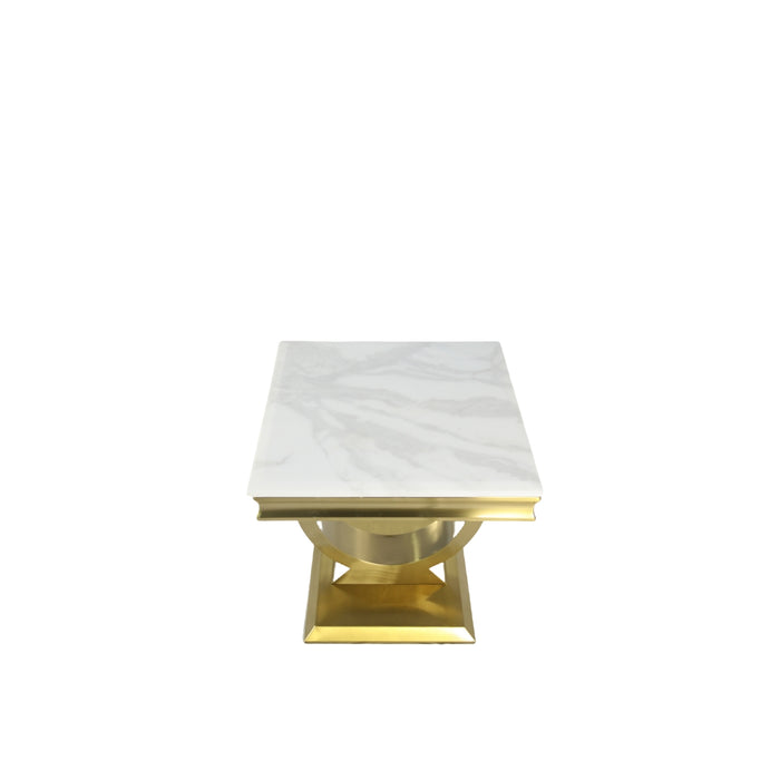 Chelsea/Arianna Matt Gold Lamp Table 50cm (All Colours)