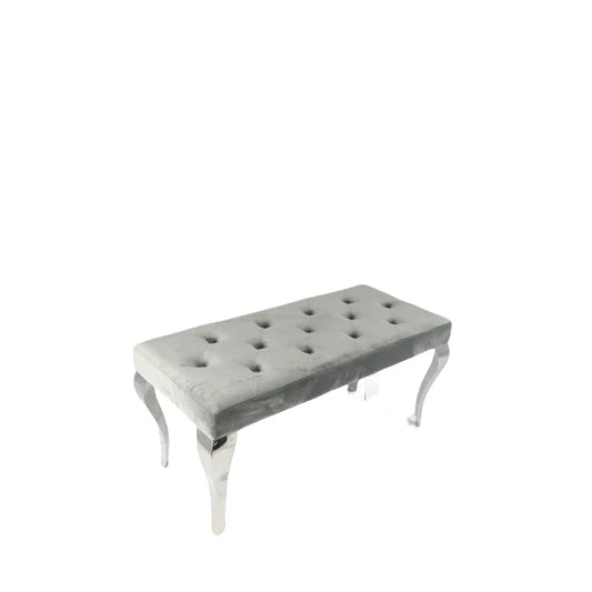 Lewis Dark Grey Bench 110/130cm