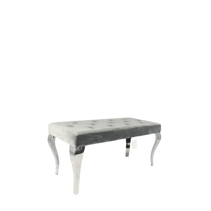 Lewis Dark Grey Bench 110/130cm