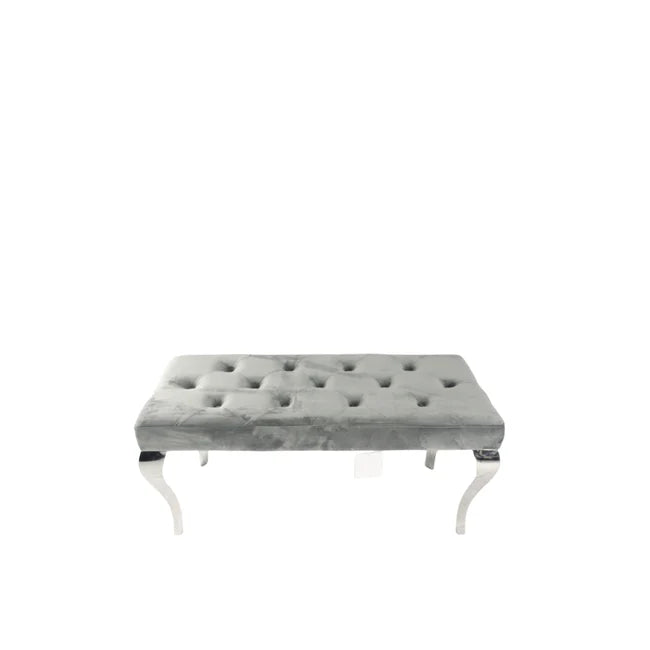 Lewis Dark Grey Bench 110/130cm