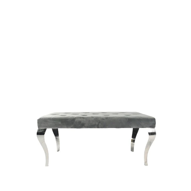 Lewis Dark Grey Bench 110/130cm