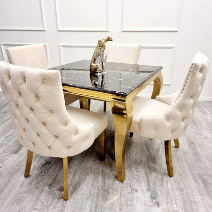 Kensington Cream & Gold Dining Chair