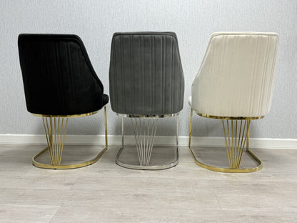 Lasco Cream & Gold Dining Chair