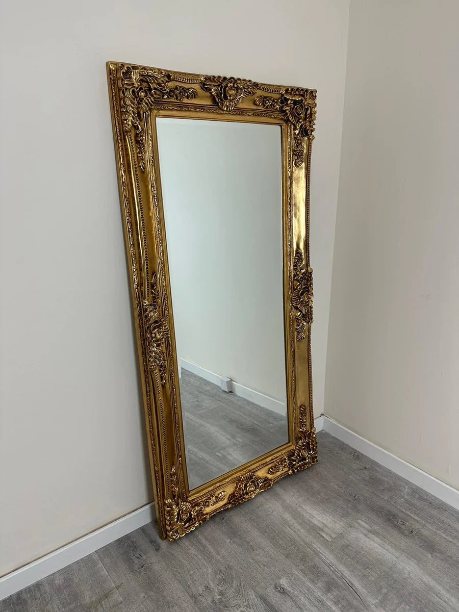 Large Paris Mirror Gold