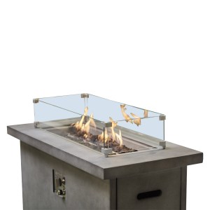 Light Grey Fire Table