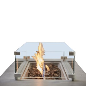 Light Grey Fire Table