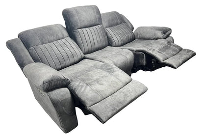 Rose Electric Sofa 3,2 or 1 Seater Recliner In Grey