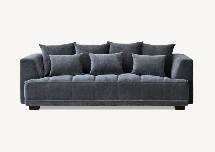 Gramercy 3 or 2 Seater in Steel Velvet