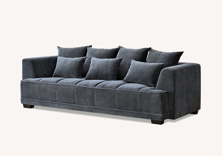 Gramercy 3 or 2 Seater in Steel Velvet