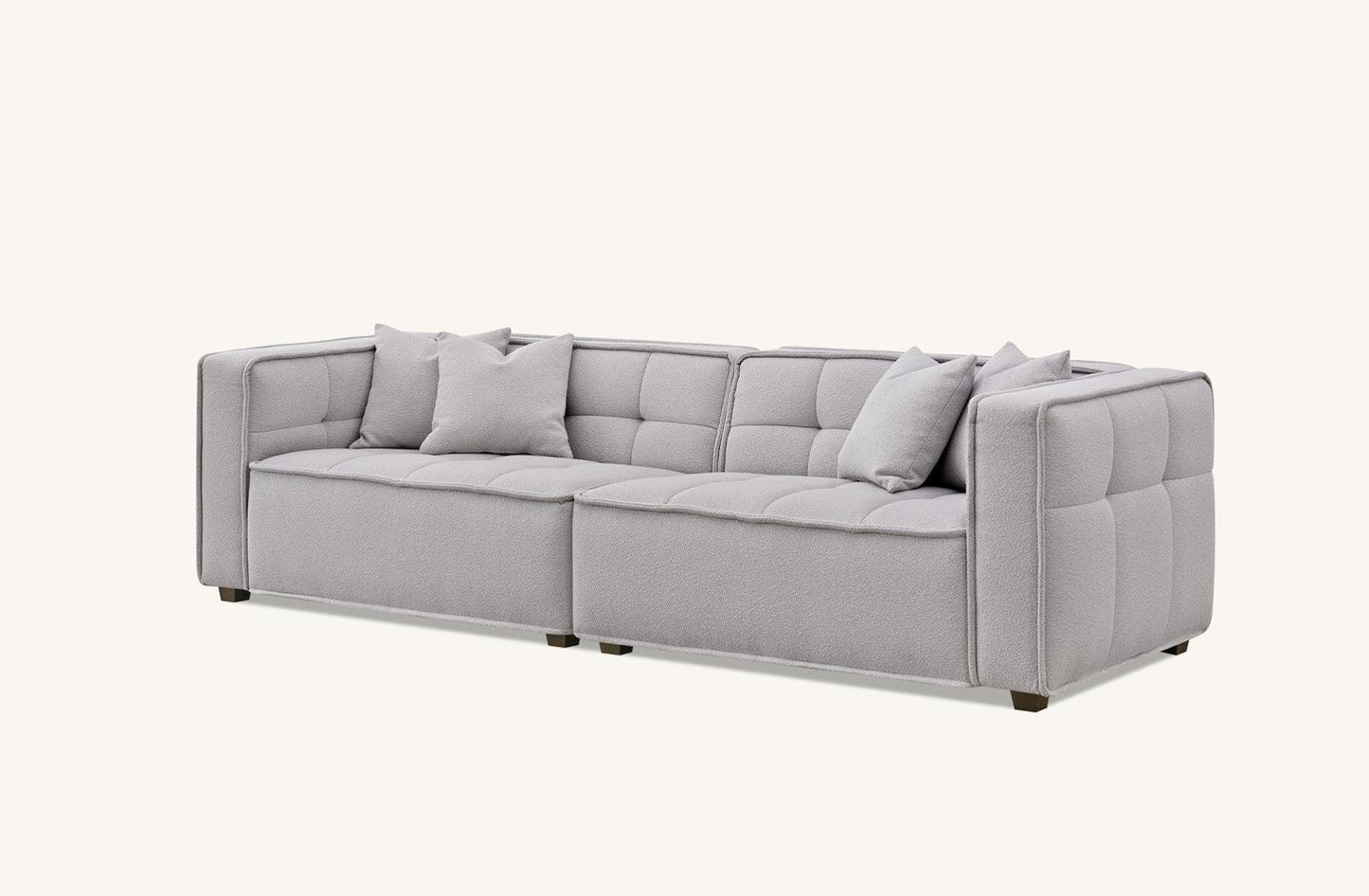 Murray Sofa Range in Putty Boucle Fabric