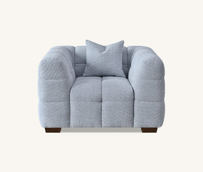 Tribeca Sofa Range in Pearl Boucle Fabric