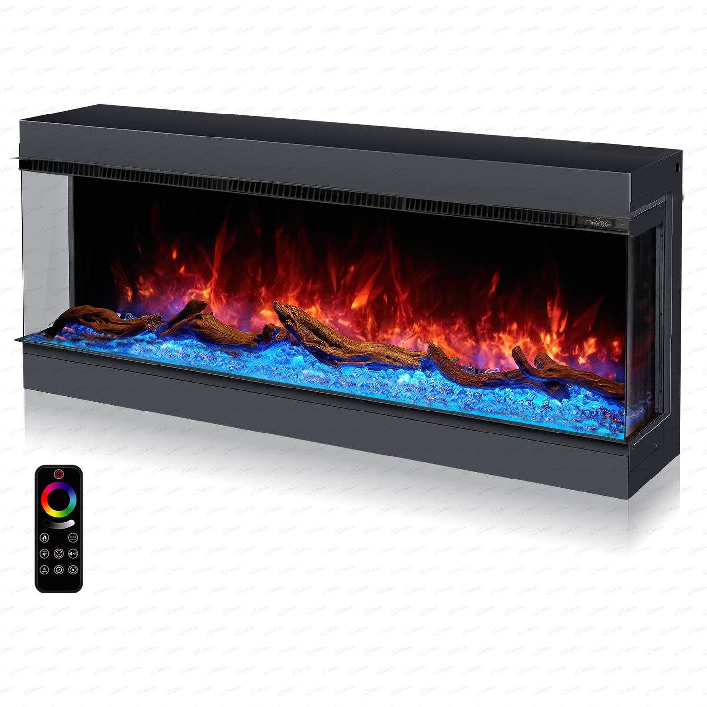 The Cullinan 3 Sided Deep Fire - 60 inch