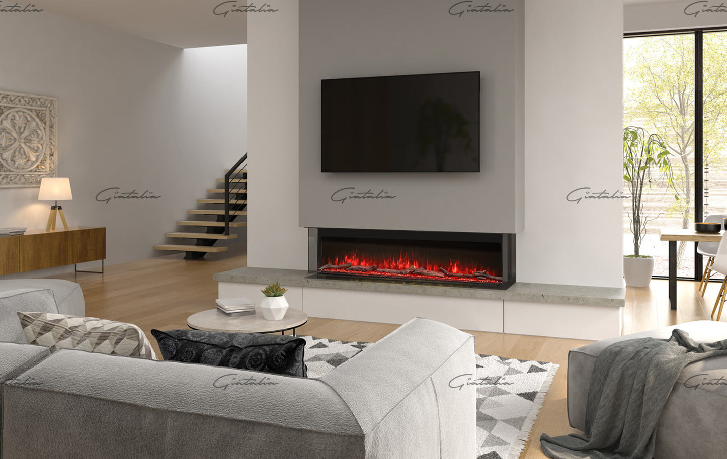 The Cullinan 3 Sided Deep Fire - 71 inch