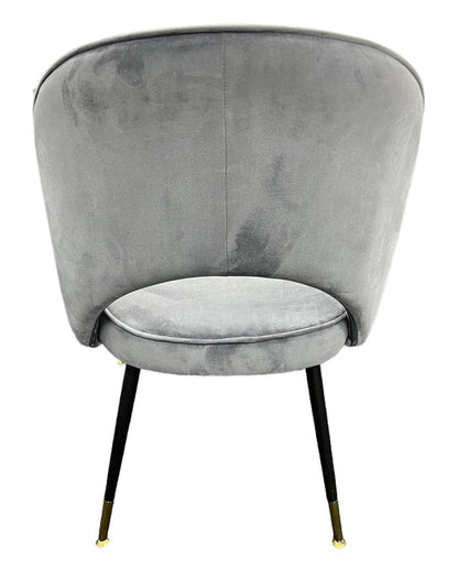 Venice Grey Velvet Dining Chair