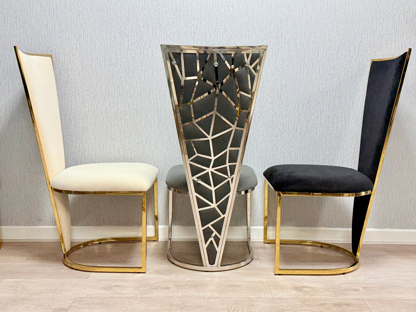 Vienna Cream & Gold Dining Chair