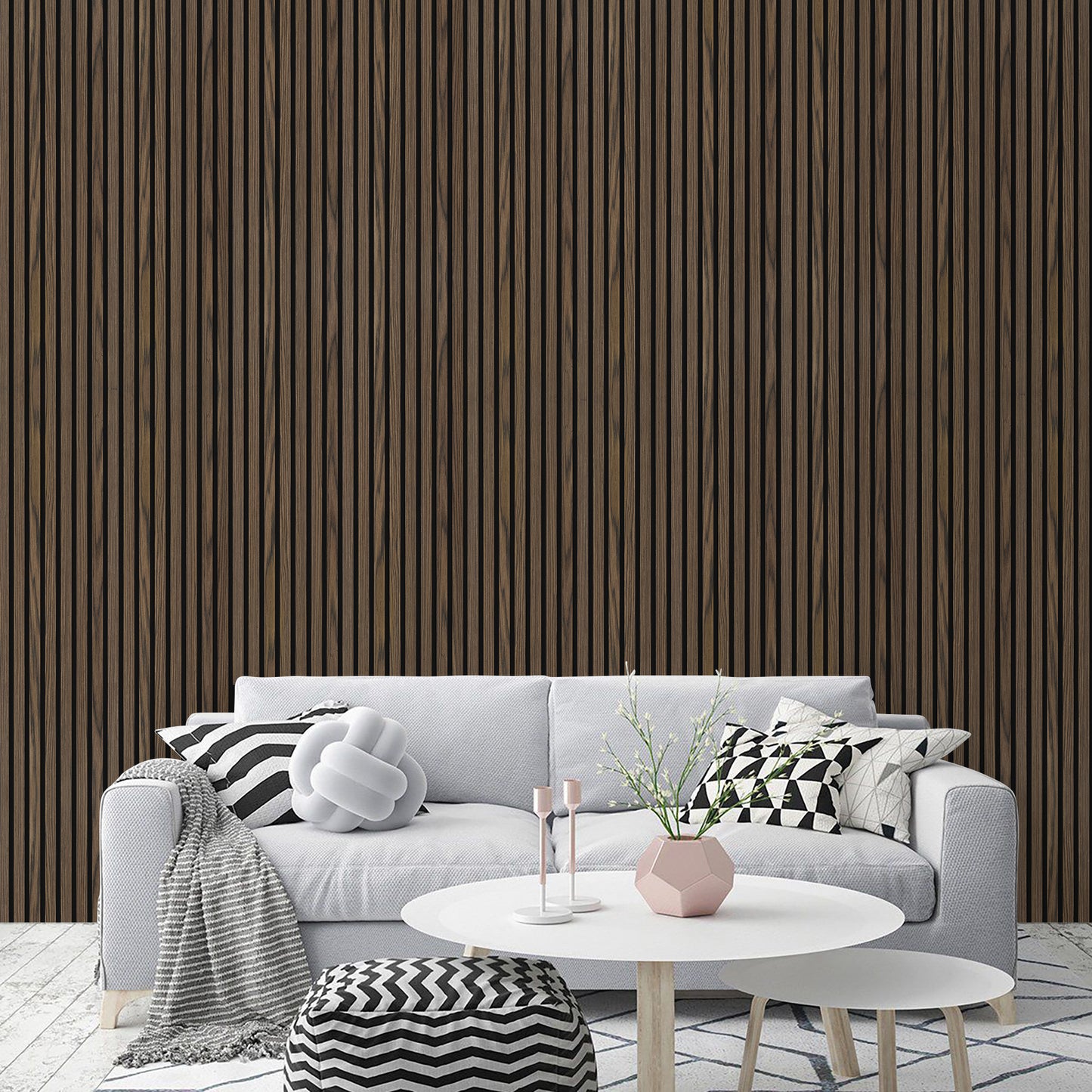 Walnut Acoustic Wall Panel (2 Panels)