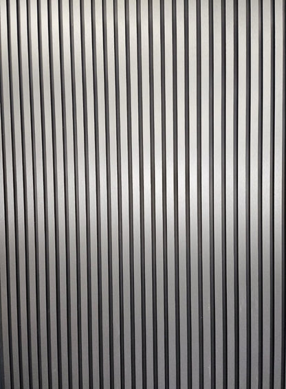 Wood effect Wall Panels Silver/Black