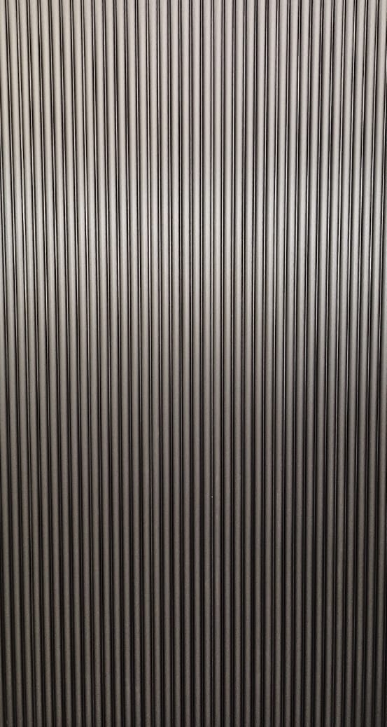 Decorative Fluted Wall Panels - Metallic Silver