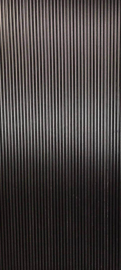 Decorative Fluted Wall Panels - Black