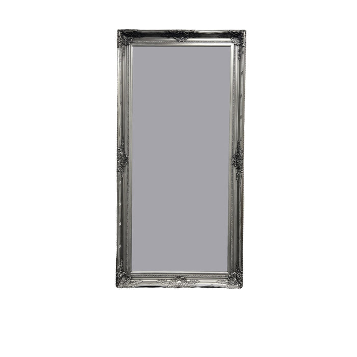 Grey Bevel Romana Mirror Wooden Frame In 2 Sizes