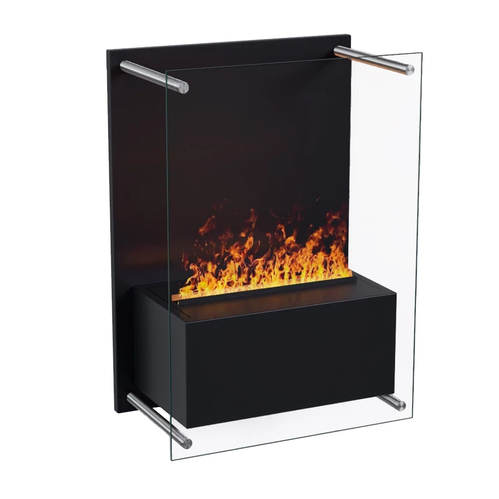 Yosemite - Black - Wall Water Vapor Fireplace - My Forever Furnishings