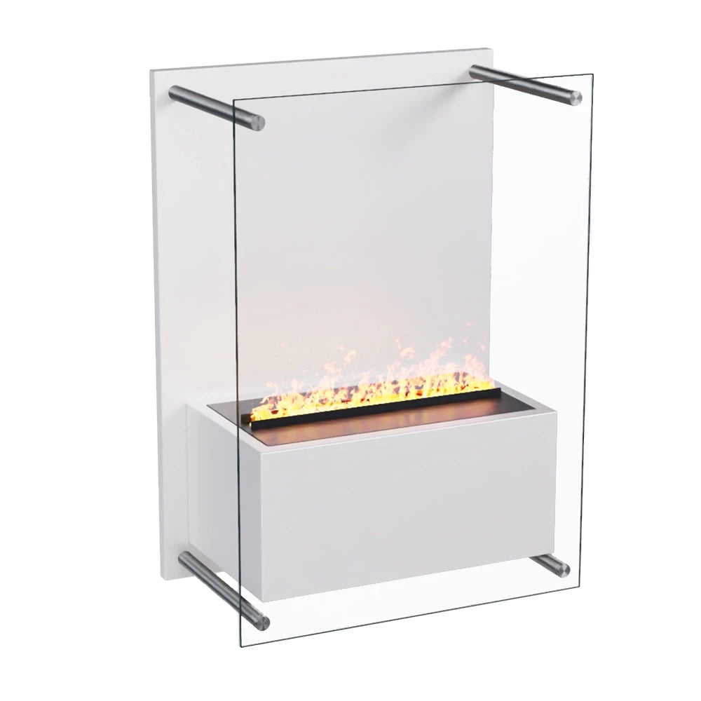 Yosemite - White - Wall Water Vapor Fireplace - My Forever Furnishings