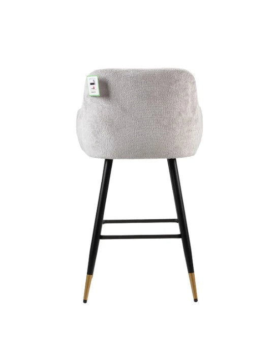 Zurich Light Grey Bar Stool