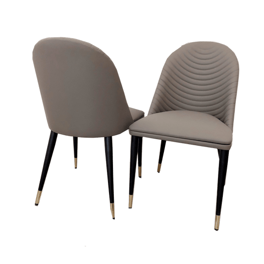 Alba Leather Dining Chair (3 Colours) - MyForeverFurnishings