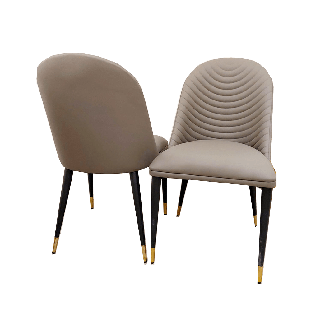 Alba Leather Dining Chair (3 Colours) - MyForeverFurnishings