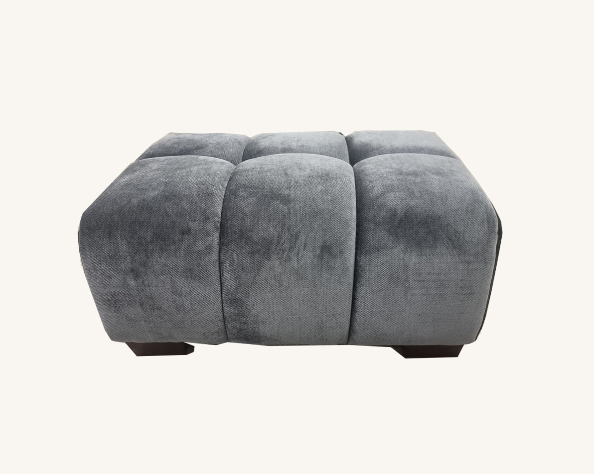 Aluxo Harlem Sofa Range in Steel Velvet - MyForeverFurnishings