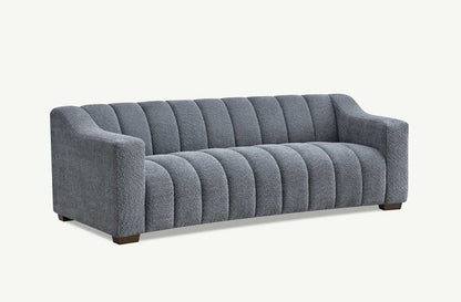 Astoria 3 Seater Sofa in Iron Boucle Fabric - MyForeverFurnishings