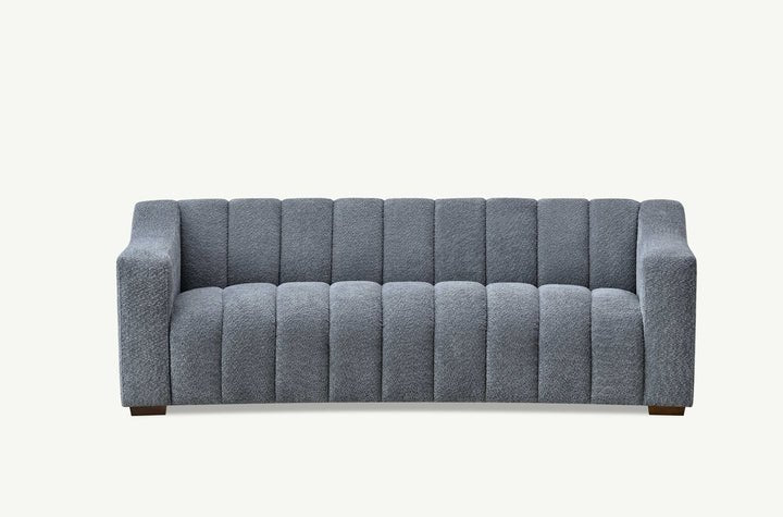 Astoria 3 Seater Sofa in Iron Boucle Fabric - MyForeverFurnishings