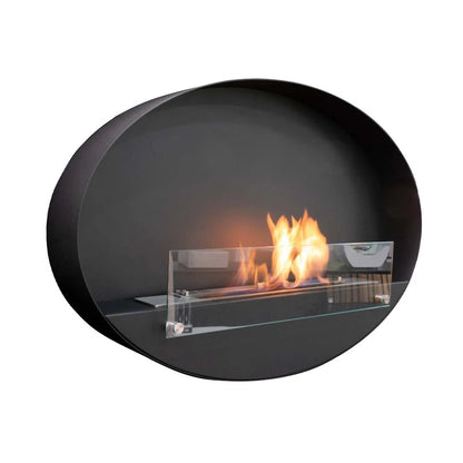 Maryland - Oval Wall Hanging Slim Fireplace