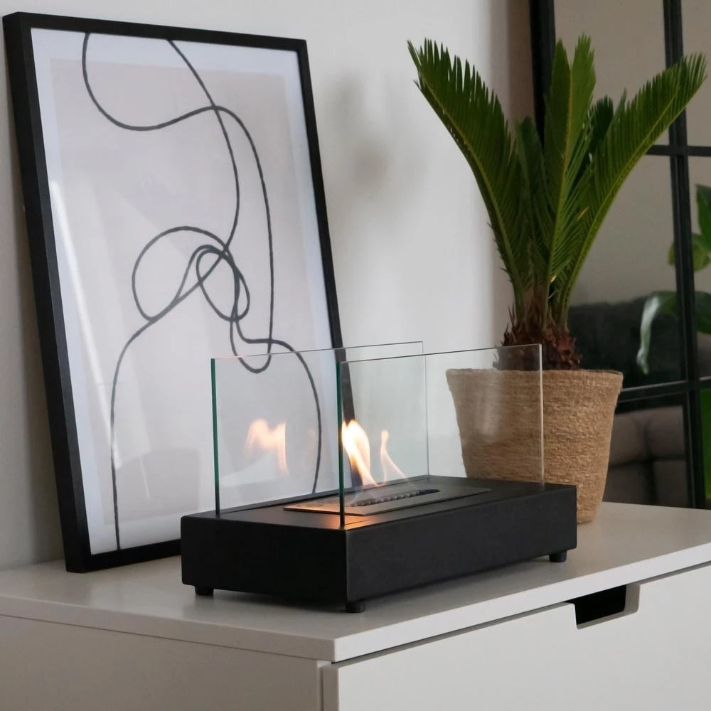 Lambeth Black - Tabletop Bio Fireplace