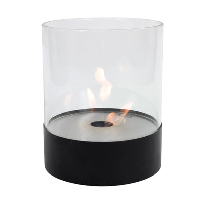 Southwark Black - Round Tabletop Bioethanol Fireplace - My Forever Furnishings