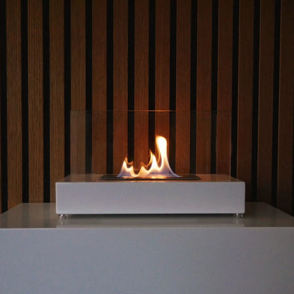 Lambeth White - Tabletop Bio Fireplace