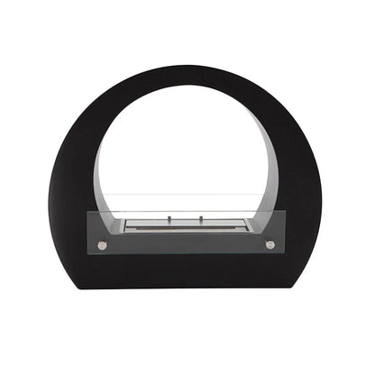 Round Bio Fireplace - Black