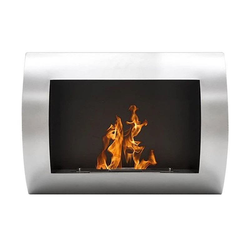 Ocean - Stainless Steel Bio Wall Fireplace