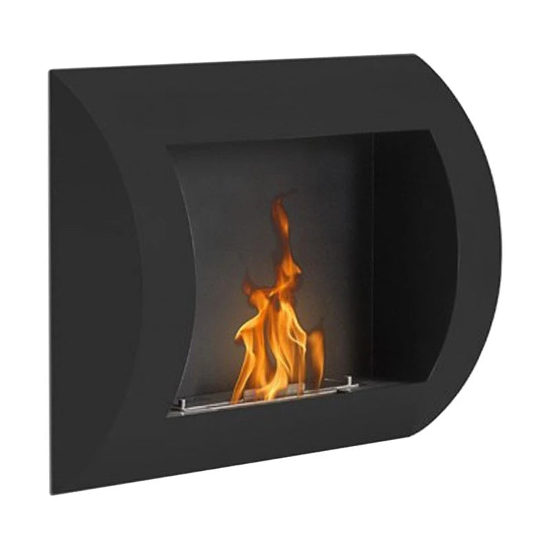 Ocean - Black Bio Wall Fireplace