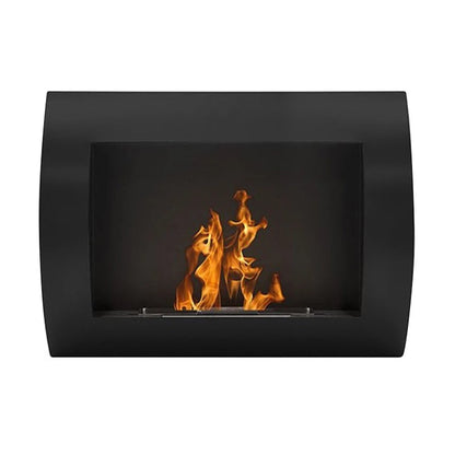 Ocean - Black Bio Wall Fireplace