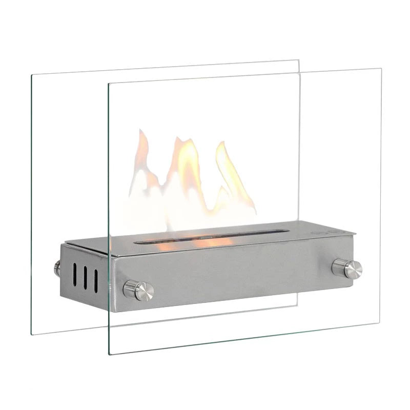 Bio Fireplace - Steel and Glass  - My Forever Furnishings