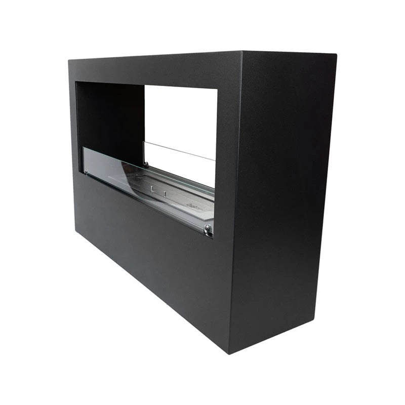 Lansing Tunnel Bioethanol Fireplace - Black