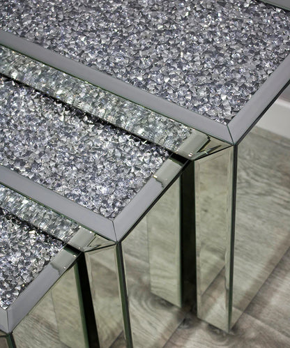 Mocka Diamond Crush Nest Of Tables